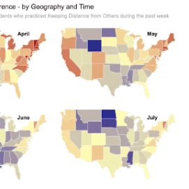 Social Distancing during COVID-19 — Who, When, Where