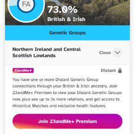 Discover Distant Genetic Groups with 23andMe+ Premium