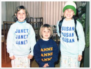 Anne and her sisters.