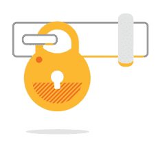 image of a lock for privacy and security